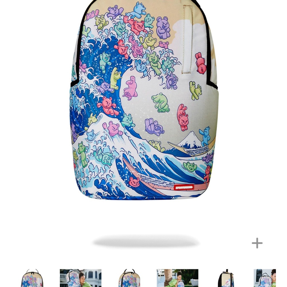 Multicolor Bear Wave Backpack(PRICE IS FIRM)